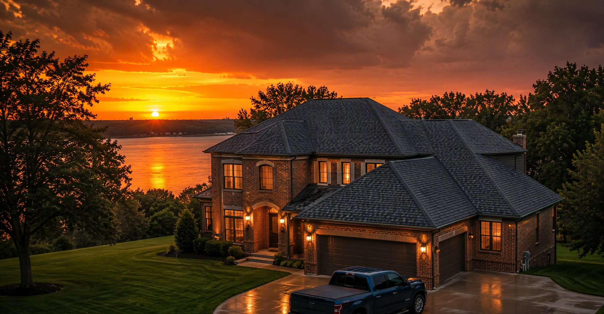 Des Moines roof replacement on an Iowa home